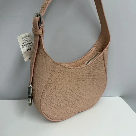 Burberry Leather Small Chess Baguette Shoulder Bag Purse Blush NWT $2190 Dust Ba - Picture 5 of 14